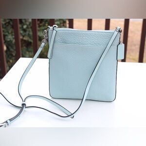 Coach leather “Kitt” cross body  bag